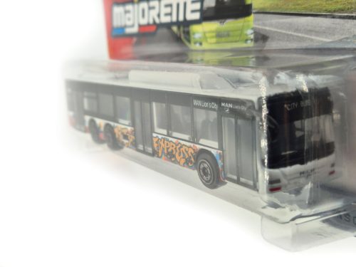 MAN Lion's City C - graffiti albastru - autobuz - Majorette - 1:64 model