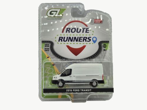 Ford Transit (2015) - plafon înalt, alb - Greenlight - 1:64 model auto
