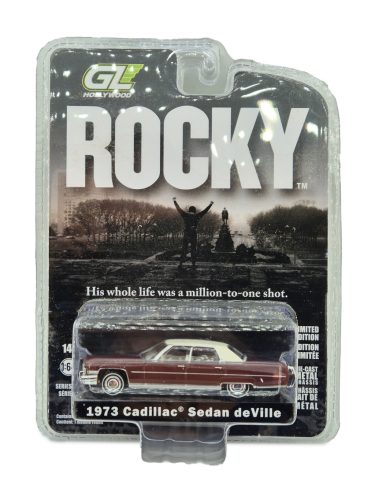 Cadillac Sedan deVille (1973) - Hollywood Series - Rocky (1976) - Greenlight - 1:64 model auto