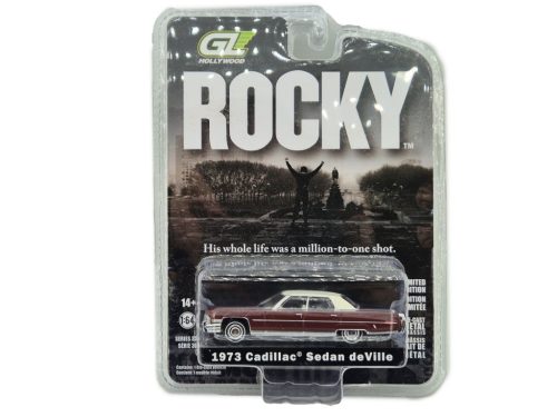Cadillac Sedan deVille (1973) - Hollywood Series - Rocky (1976) - Greenlight - 1:64 model auto