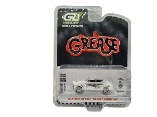 Ford De Luxe Convertible - Greased Lightnin’ (1948) - Hollywood Series - Grease (1978) - Greenlight - 1:64 model auto