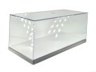 Vitrină / display pentru model auto 1:24 (27 × 12,5 × 11 cm) - Triple9 - bază albă