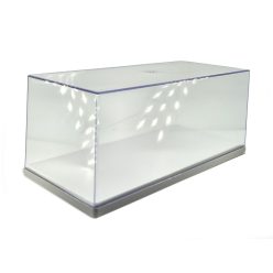   Vitrină / display pentru model auto 1:24 (27 × 12,5 × 11 cm) - Triple9 - bază albă
